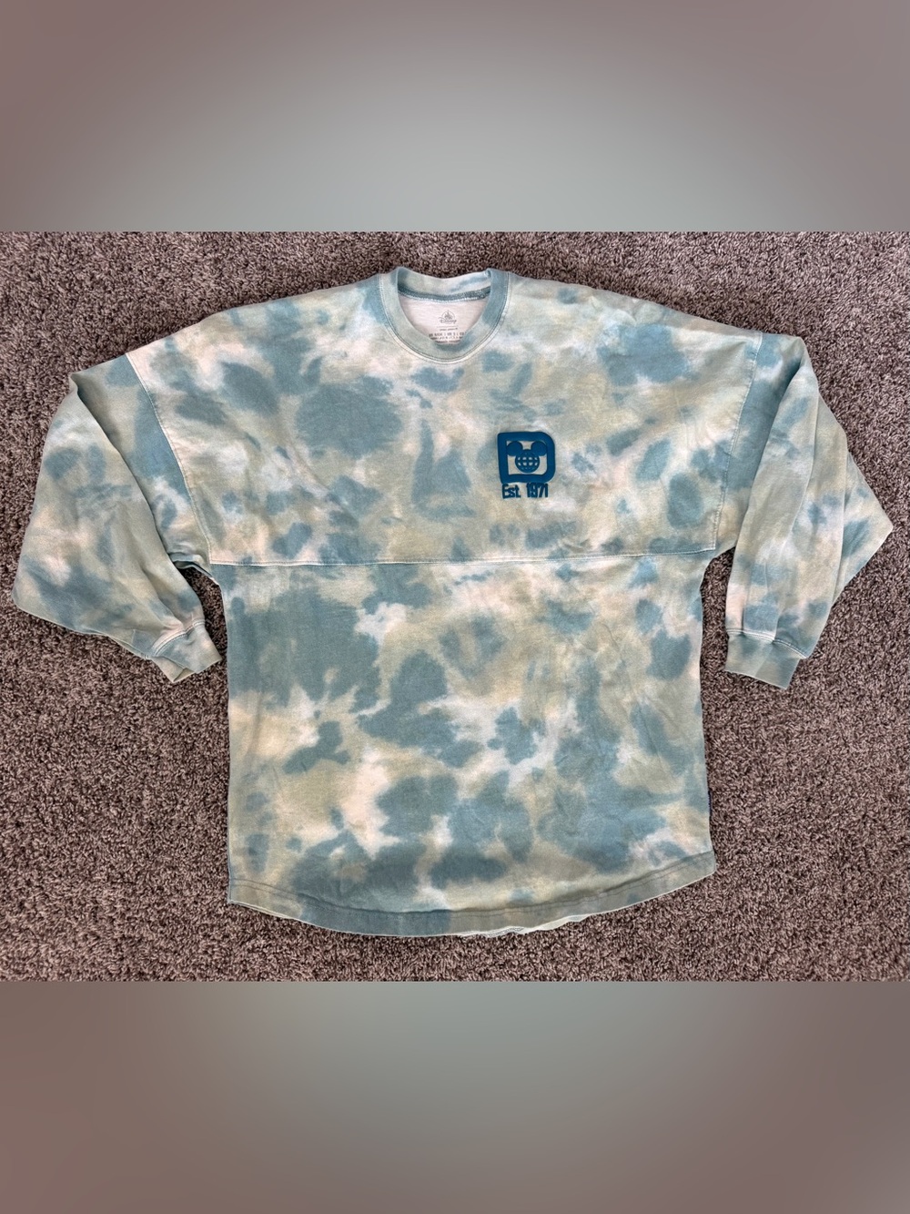 Disney Spirit Jersey Bambi Thumper Tie Dye Green Shirt Small Walt Disney World